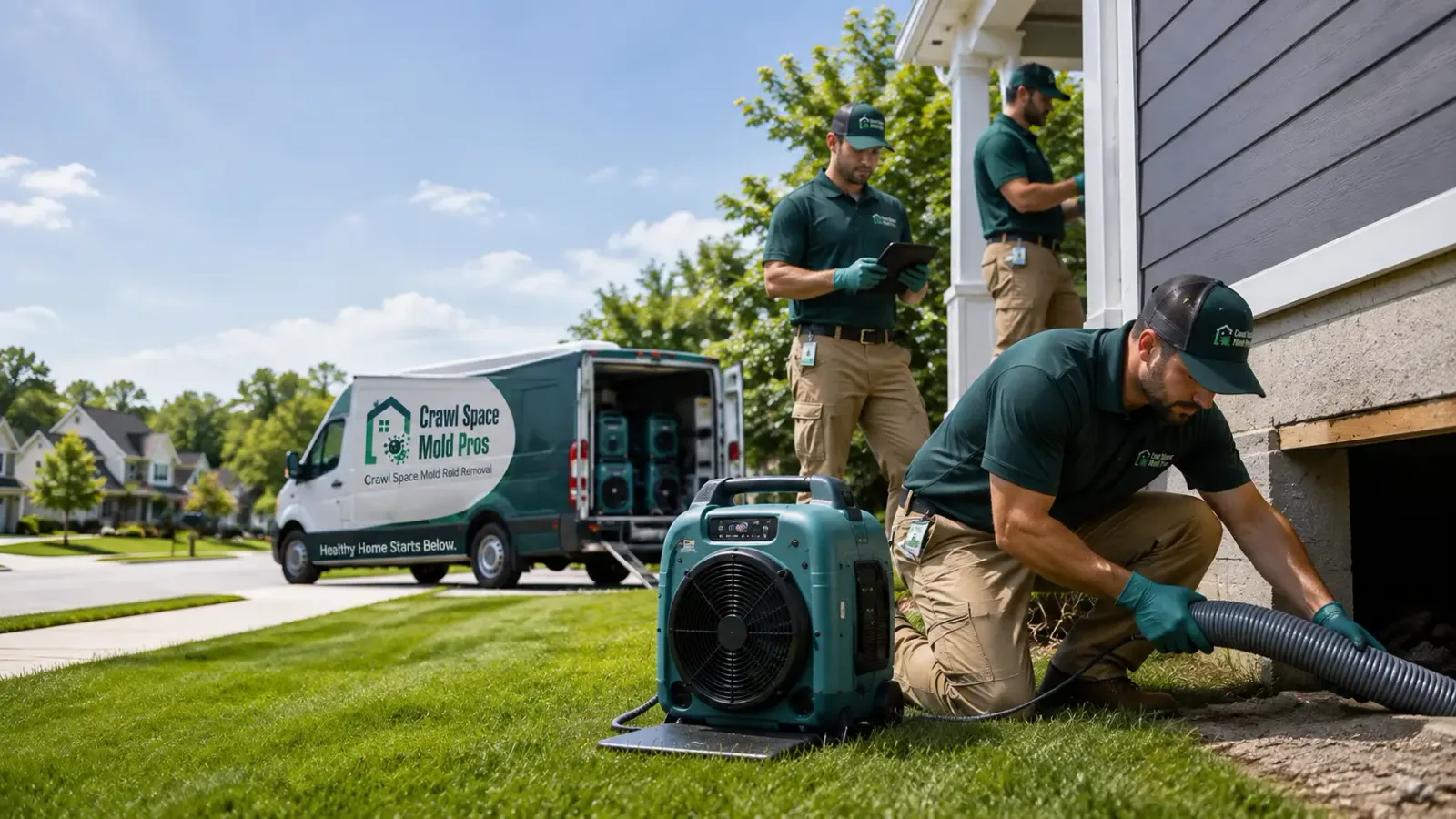 Crawl Space Mold Removal in Sunderland, MD